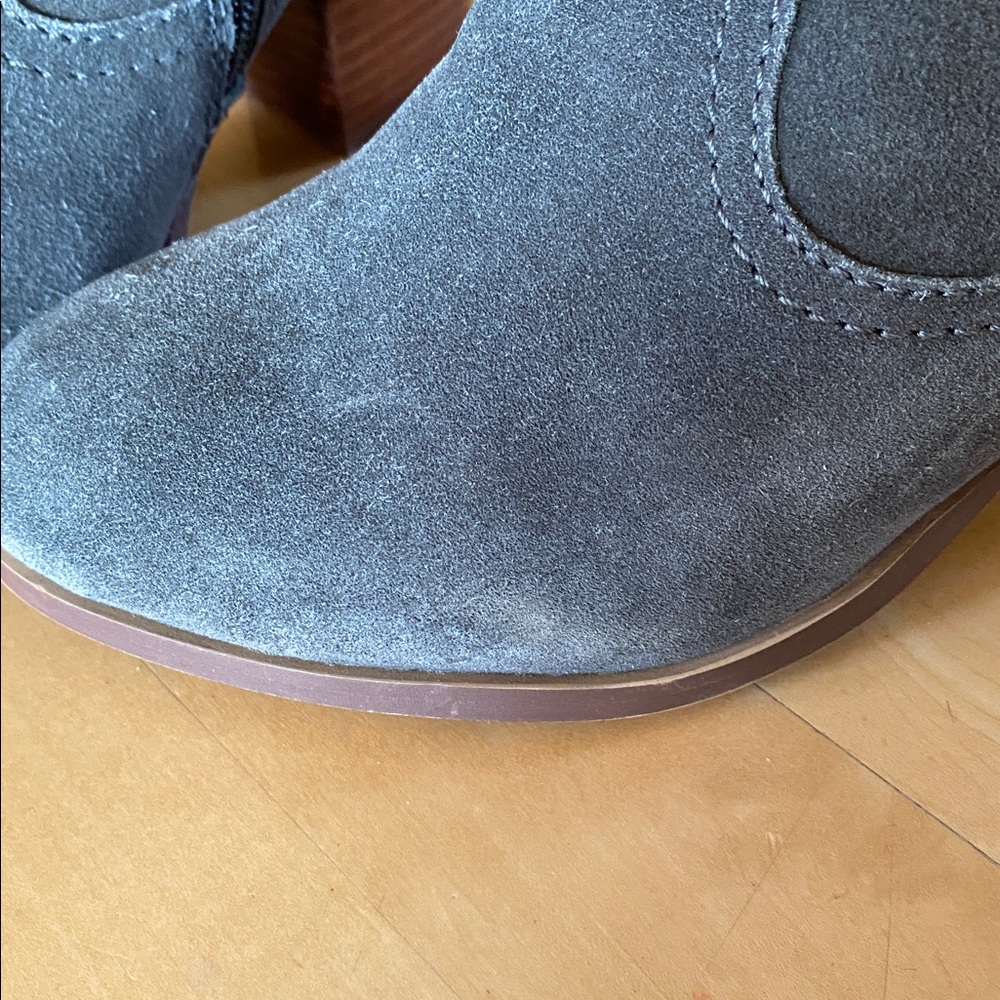 Diba Blue Suede Ankle Boots - Picture 4 of 6